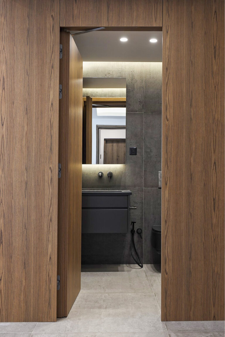 bathroom custom carpentry installation by germanos carpentry larnaca cyprus