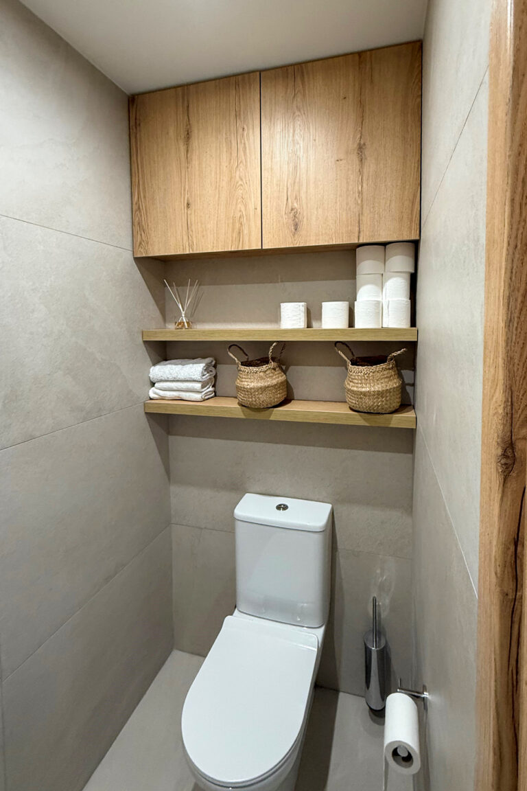 bathroom custom carpentry installation by germanos carpentry larnaca cyprus